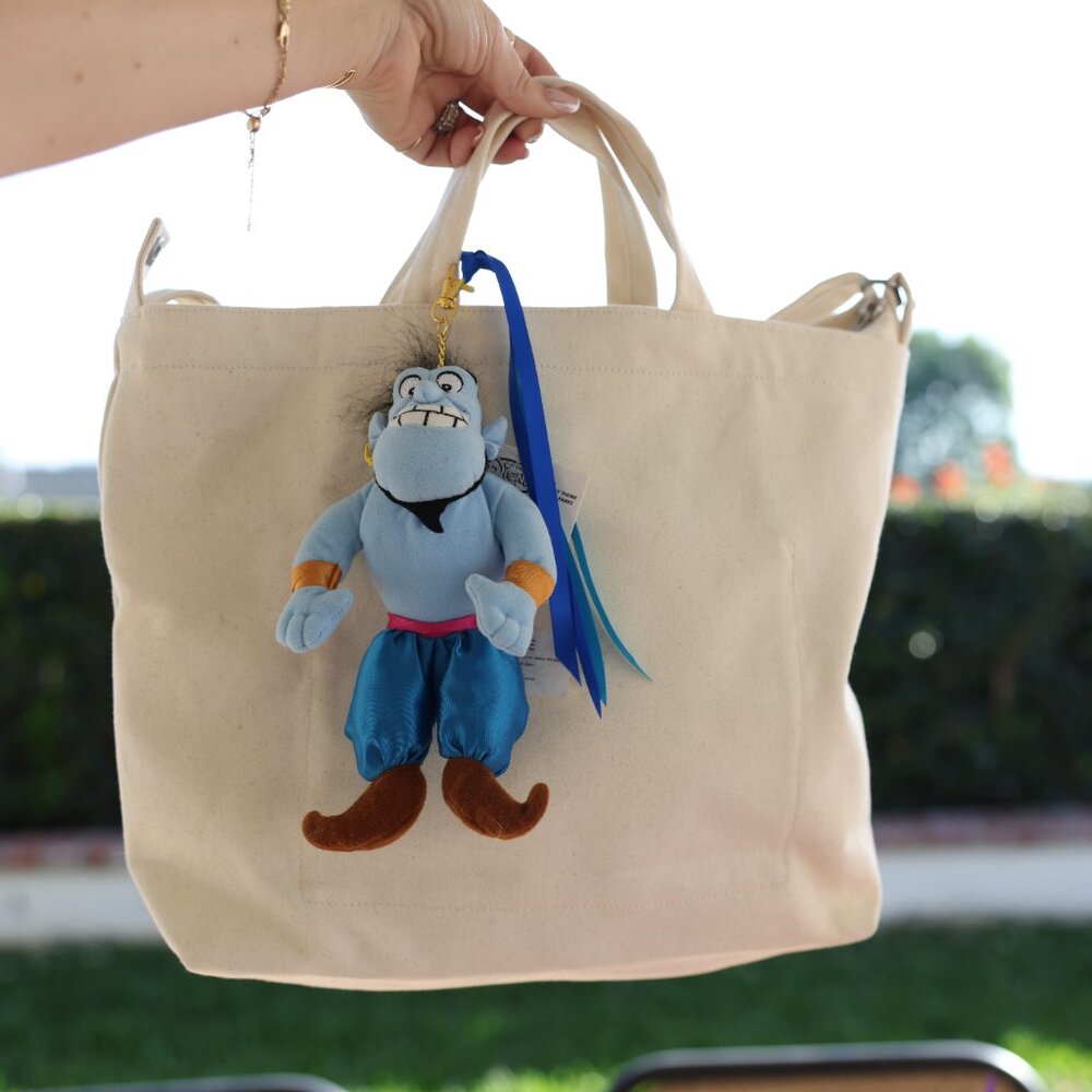One-of-a-Kind Vintage Disney Plush Bag Charm | 90’s Bean Bag Toy | Genie Aladdin